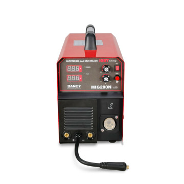 Digital MIG200 Gas Gasless MIG Welding MIG Welder,200Amp 220V IGBT Inverter MIG MMA Machine Multiprocess Welder