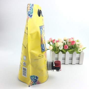 Stand-bag de papel aluminio 1L para empaque-bolsa de jugo de pera