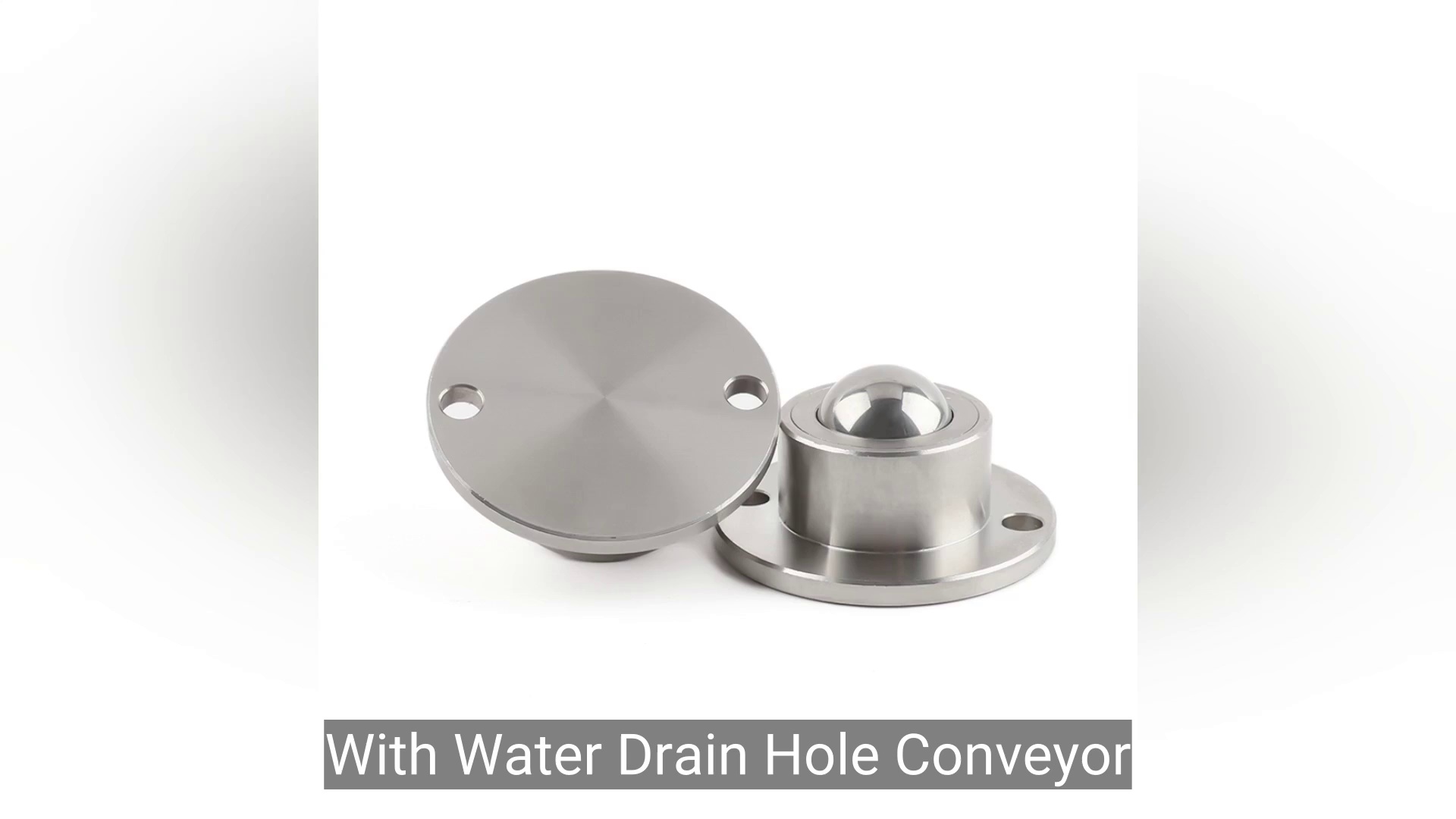 High Strength VCN318 Ball Roller Bearing Press-Fit Ball Transfers with Water Drain Hole Conveyor Components