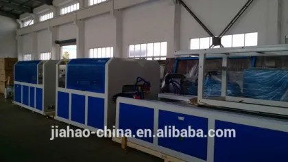 WPC floor machine, PE wood plastic floor decking machine