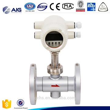 Customize material flange type gas vortex flow meter