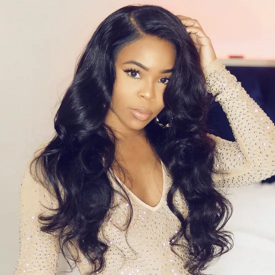Wholesale 13*4 HD Lace Front Body Wave Wigs 100% Brazilian Virgin Human Hair Lace Wig
