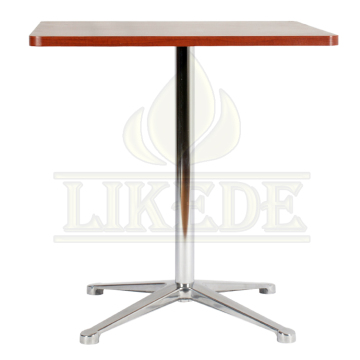 Modern Design Aluminum Base Bistro Dining Table
