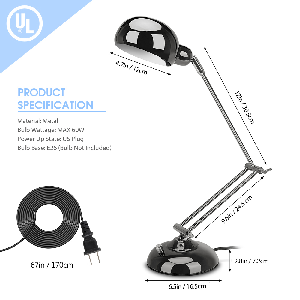 Adjustable Angle Study Lamp