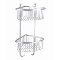 Famliy Double tier corner shelf