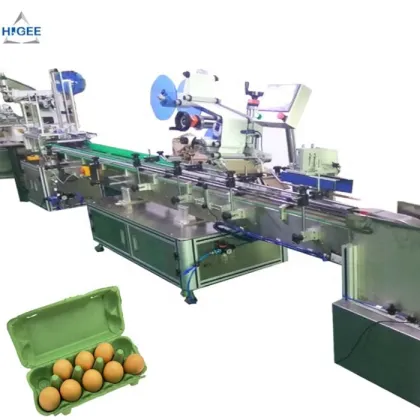 Automatic Self-Adhesive Salted Duck Egg Tray Labeling Machine