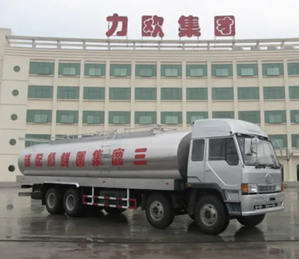 Cow milk tank truck