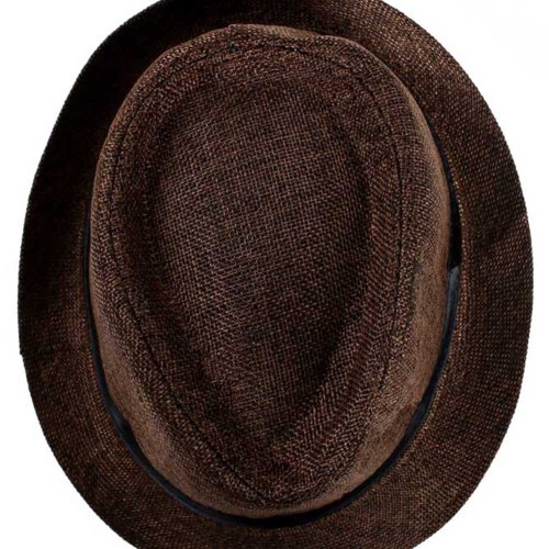 Men Straw Hat Linen Sun Protective Foldable Breathable Casual Cap for Summer JAN88