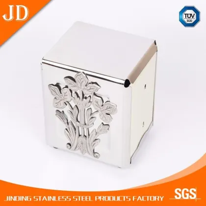wholesale price stainless steel metal tablecraft napkin dispenser holder