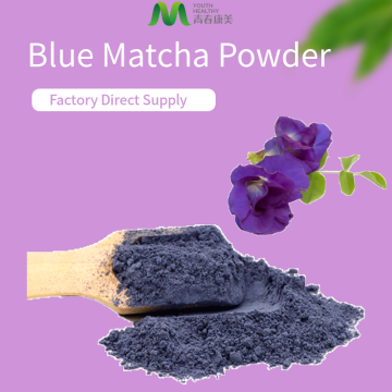 Ömlesztett 100% kék matcha pillangó borsó virágpor