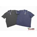 Men's Melange Color With Zipper Polo