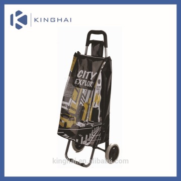 collapsible foldable wheeled trolley shopping cart