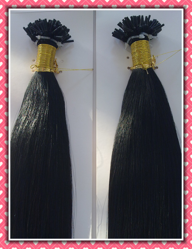 Premium Quality 100% Human Hair Real Remy Hair Extension Pre-Bonded Hair Extension I-Tip 20