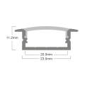 Aluminium Holder Diffuser Extrusion Strip Light LED Channel