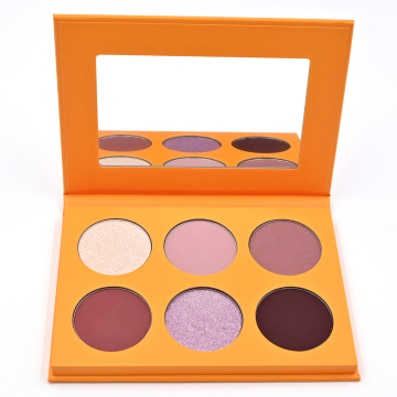 Custom Private Label Matte Shimmer Eyeshadow Palette with Mirror