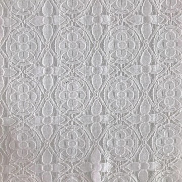 Nylon Cotton Lace Fabric Floded Garn