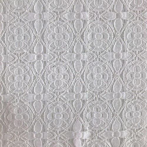 Nylon bomullssnört tyg flodat garn