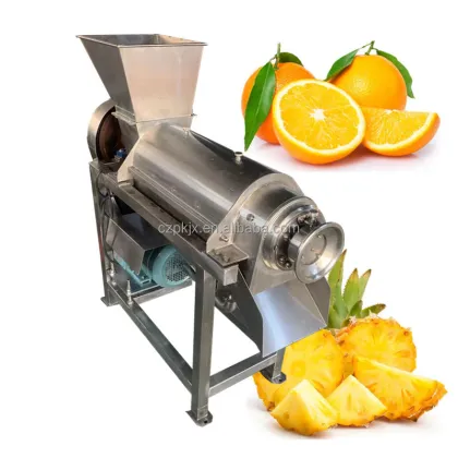 High Efficiency Apple Juice Spiral Juicer - Industrial Fruit Juice Extractor