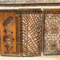 Rusted Red Privacy Screen Panel