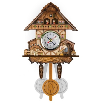 Nordic Modern Cuckoo Clock with Bird Sound - Unique Home Decor Gift