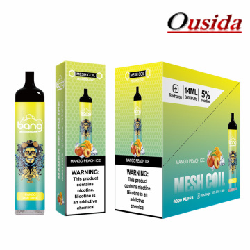 BANG MECH CILO 6000 PUFFS rechargeable