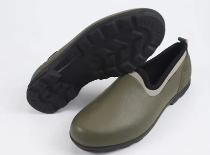 Women's Rain Boots with Low Heel