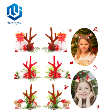 Christmas Hair Deer Horn Antler Hairgrips - Factory 2 Pretty