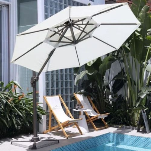 Outdoor Courtyard Beach Umbrella Villa Oversheze Sundi di oversize