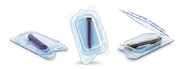 product packaging thermoforming tray fold blister