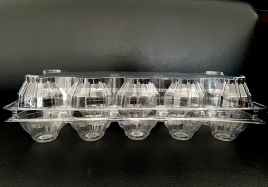 PET Clear Egg Packaging for Supermarket