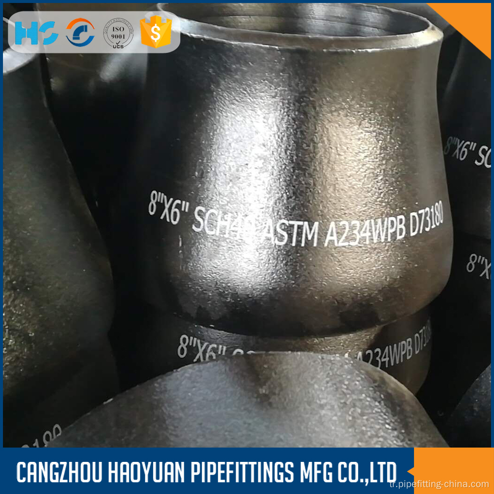 ASTM A105 Karbon Çelik Kaynak Konsantrik Redüktör