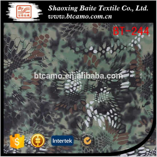 Wholesale Polyester cotton camouflage kryptek fabric China product BT-244