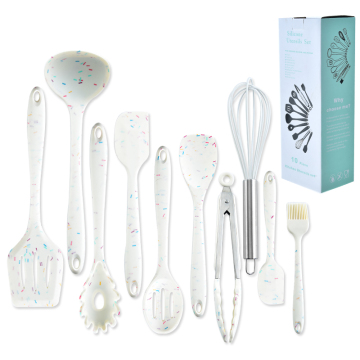 BPA Free Wave Point Nonstick Cookware Silicone Utensil Set