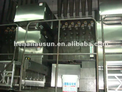 Polyester yarn spinning machine