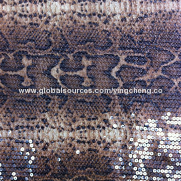 5mm, 100% Polyester Mesh Fabric, Sequin Ribbon in Embroidered Design