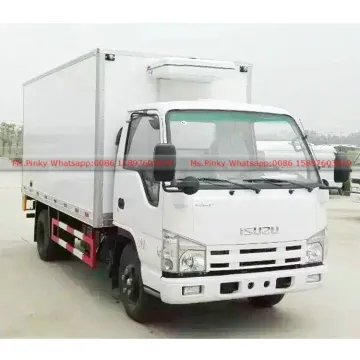 Japanese brand 4x2 Mobile Food Freezer Van Refrigerator Truck Export to Rwanda  Whatsapp: 0086 15897603919