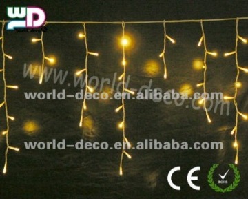Decorative snowflake warm white led icicle lights Indoor