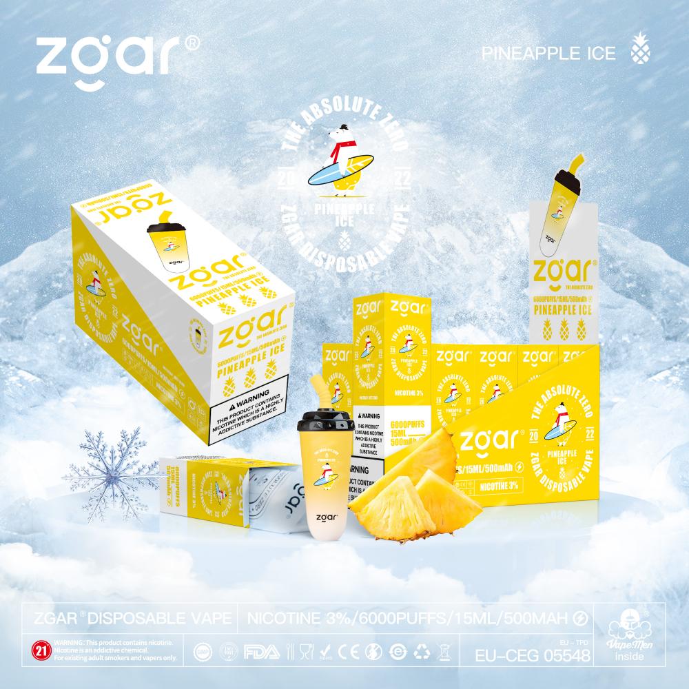 ZGAR E-Cigarette Disposable Milk Tea Cup 6000 Puffs