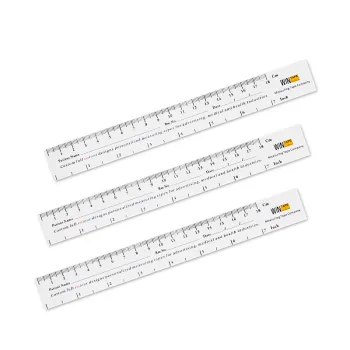 15 18CM Wound Measuring Paper Ruler