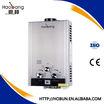 Battery power gas water heater