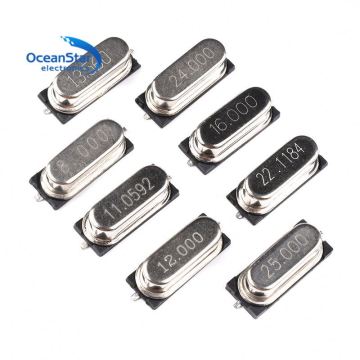 SMD 49 SMD 유형 크리스탈 -13.560MHz ~ 22.1184MHz, 20pf, 20ppm 정확도
