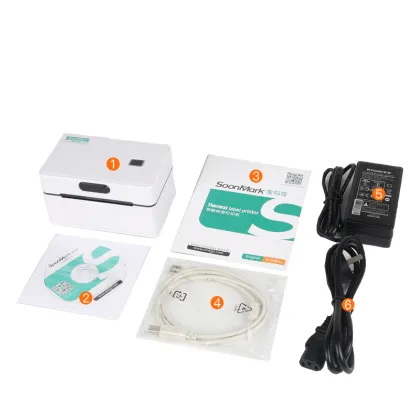 USB 80mm Thermal label printer barcode Zebra compatible