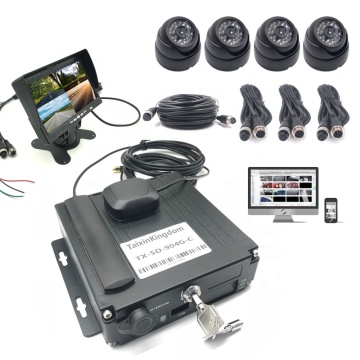 Belize AHD 1080P 4CH SD Card Mobile DVR Monitoring 3G/4G GPS