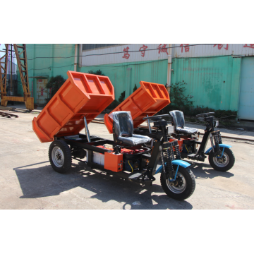 Tricycle de vidage de chargement électrique diesel avec boîte durable