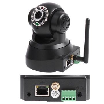 0.3 Megapixel Pan Tilt Wireless Ip Cameras Mjpeg Support Tf Card 32g