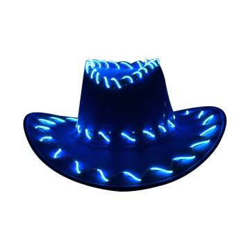 Sparkly LED Cowboy Cowgirl Hats for Party and Disco