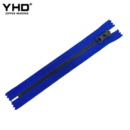 Customized cheap bulk plastic resin type decorative supreme hoodie zipper stock