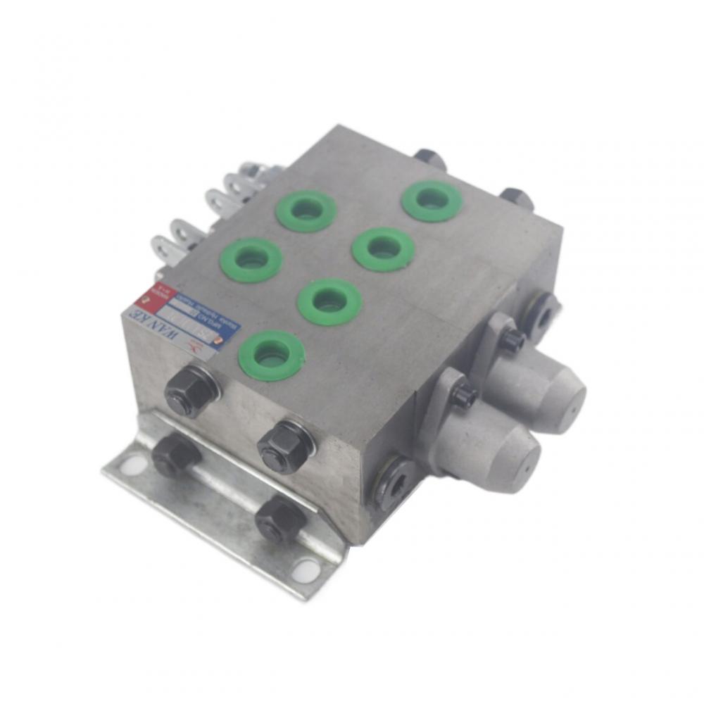 Single 2 Spool Directional Hydraulic Spool Control Valve