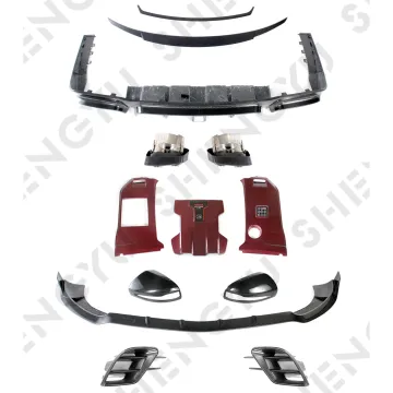 2021 Benz W213 to E63 AMG Front Lip, Rear Diffuser, Mirror Shell, Air Vent, Tail Pipes, and Spoiler Parts