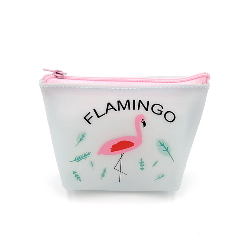 China Flamingo style silicone coin purse Manufactory